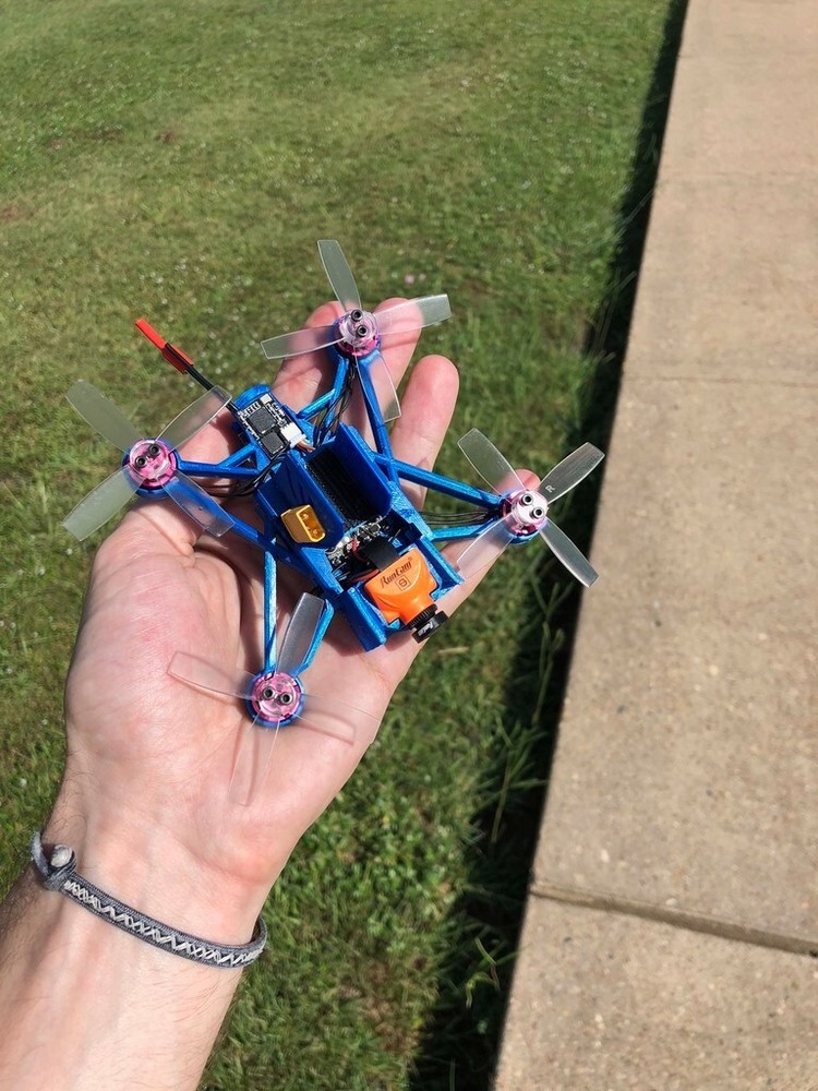 HD110 3D Printed FPV Drone Frame by BenAllen