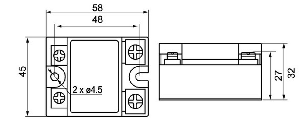 1X Solid State Voltage Regulator SSVR-80A SSR-80VA Solid State Relay R80A