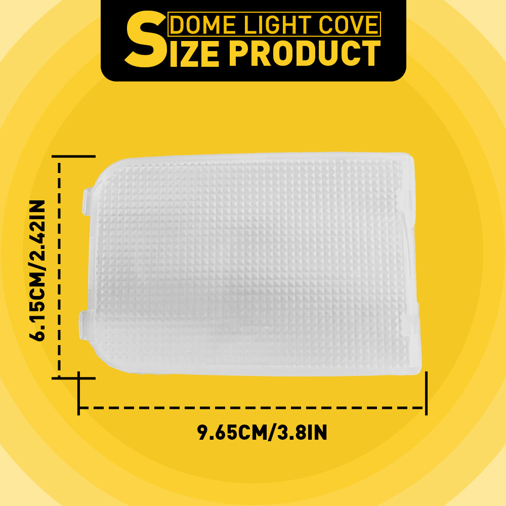 Interior Dome Light Cover Clear OE#81241-01020 For 1995-2004 Toyota Tacoma