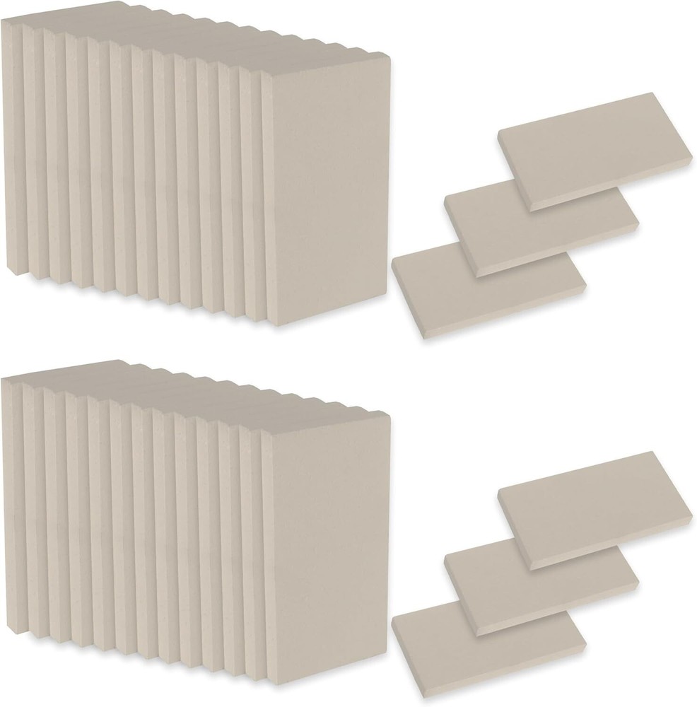 32 Pcs Insulating Fire Bricks - 2500F Rated - 0.75" x 4.5" x 9" - Forge Bricks