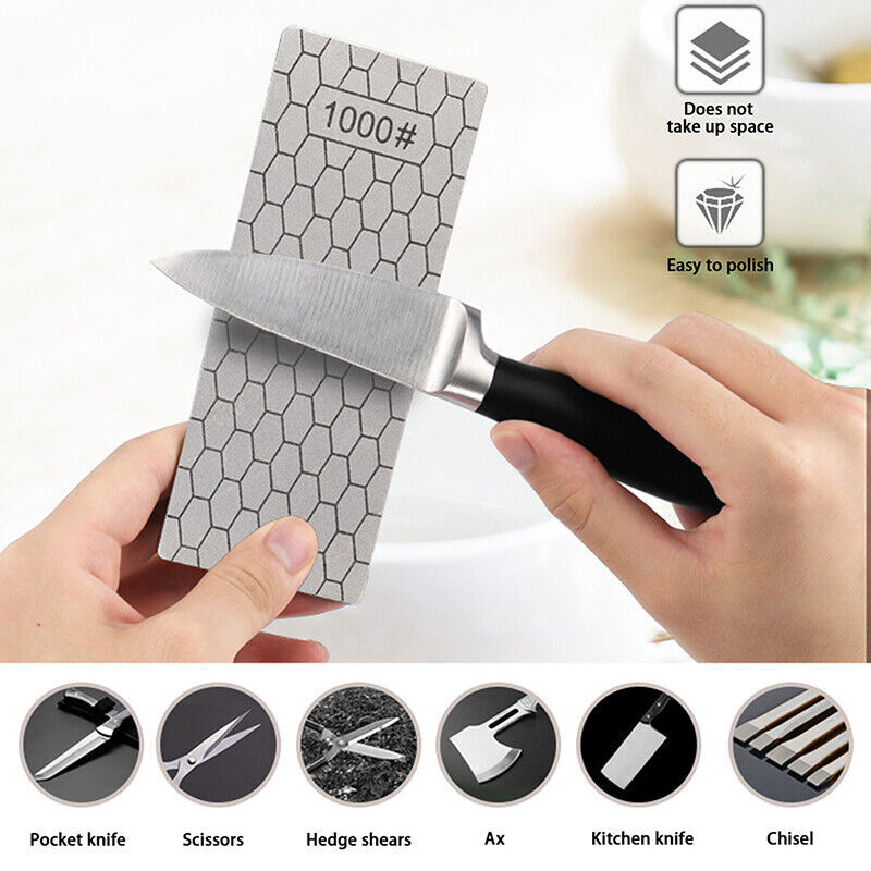 Diamond Knife Sharpener Sharpening Stone Grindstone Whetstone Kitchen Tools