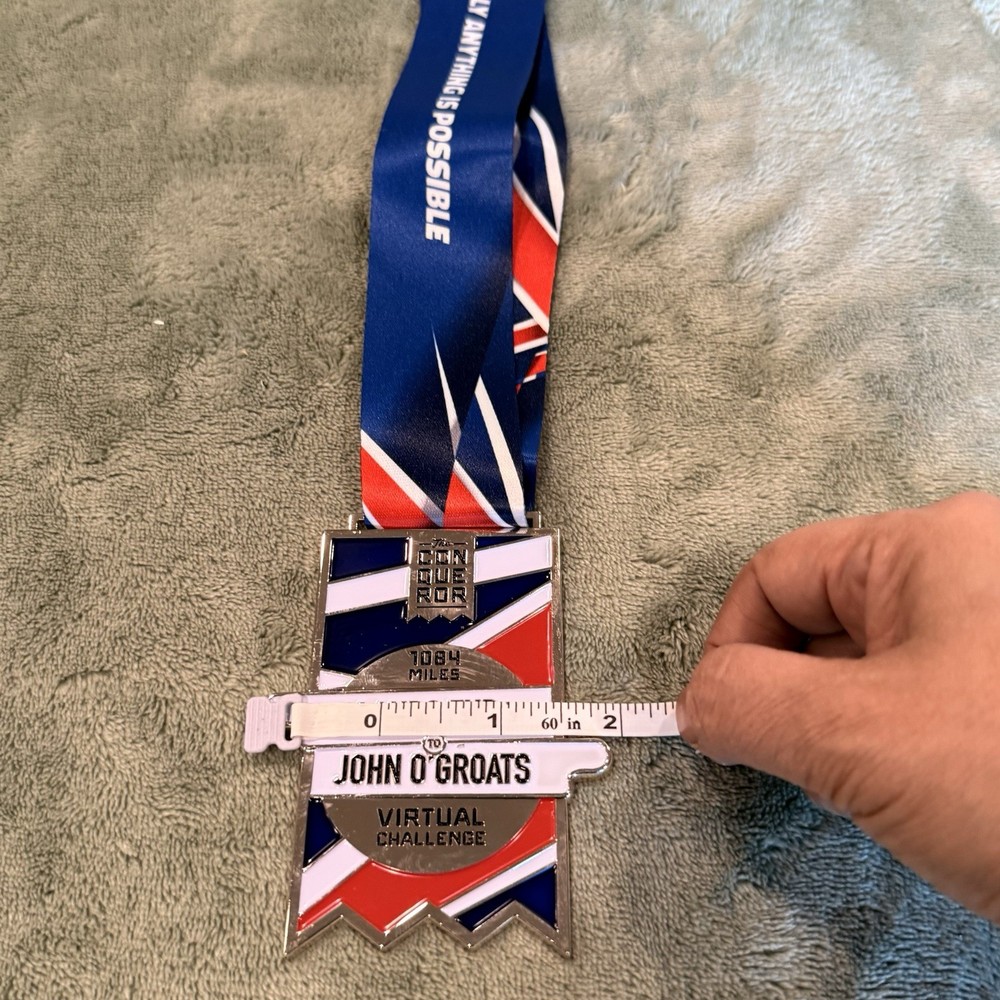 The Conqueror LANDS END Virtual Challenge Running Finisher Medal