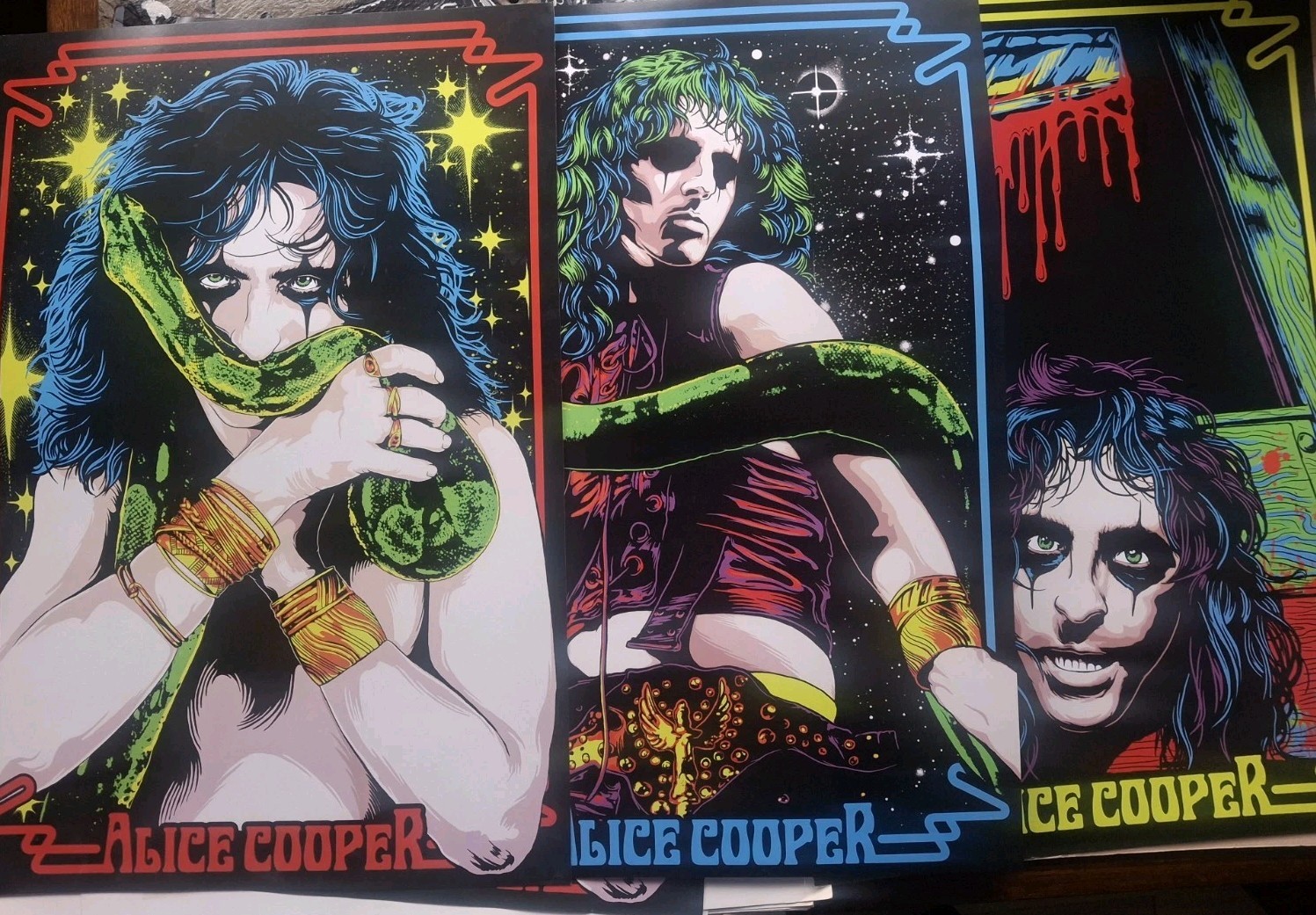 Alice Cooper Vip Tour Poster Set 2023