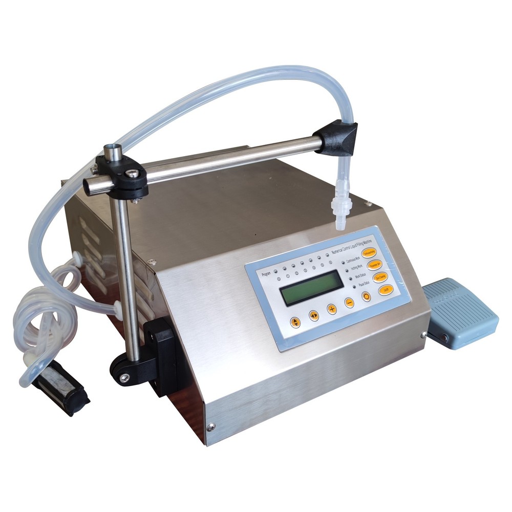 Semi-Automatic Liquid Filling Machine Automatic Counting LCD Display 110V