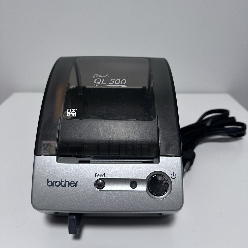 Brother P-Touch QL-500 Thermal Label Printer with USB cable