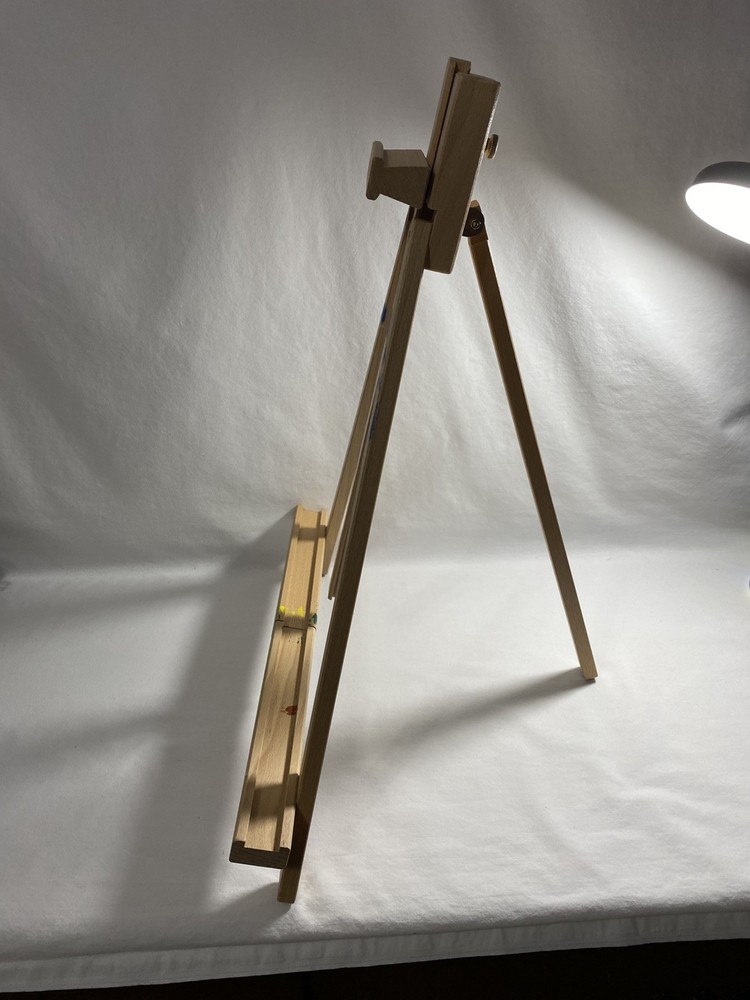 Conda 27" A-Frame Easel Adjustable Beechwood Tripod Display Stand