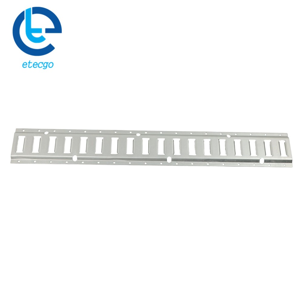 4x 3' Silver E Track Rails Galvanized Steel Construction For Freight Trailers