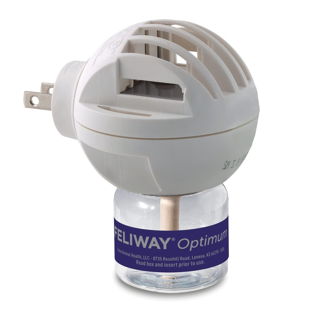 FELIWAY® Optimum 30 Day Cat Calming Plug In Pheromone Diffuser Starter Kit, 4