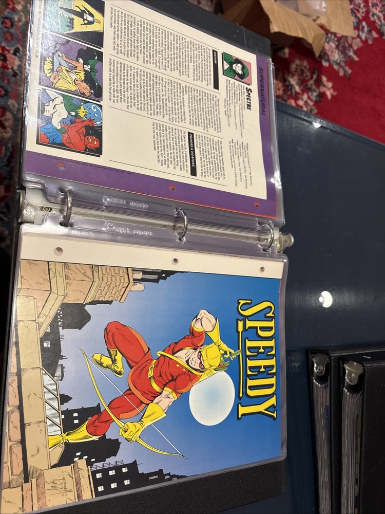 Comic Book Bio Binder