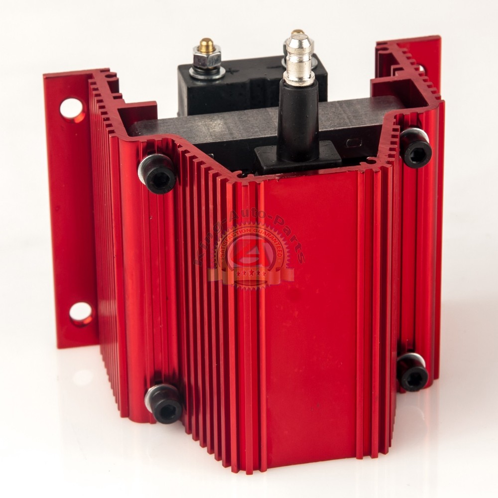 Universal Ignition Coil High Output 12V MSD Ignition Systems 60K Coil Red
