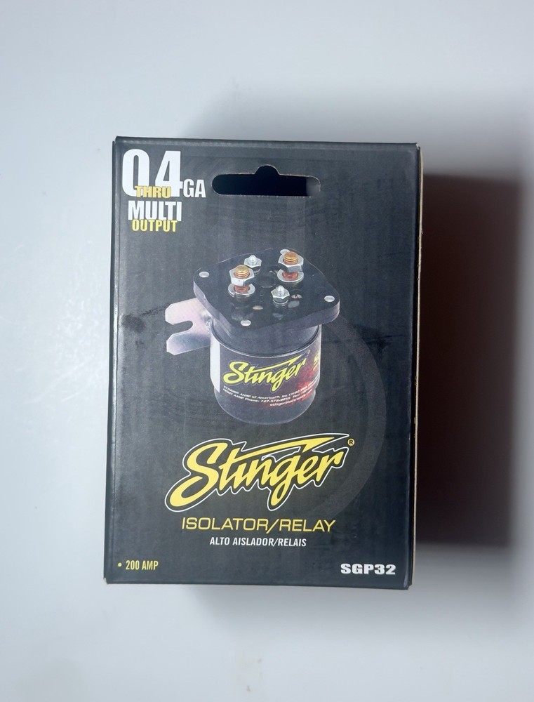 Stinger SGP32 200-Amp Battery Relay and Isolator