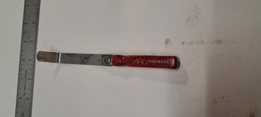 mac tools feeler guage red handle 030, .762mm