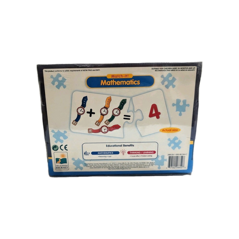 Match-It! Mathematics Learning Game 3+ Parents Guide Winner NEW