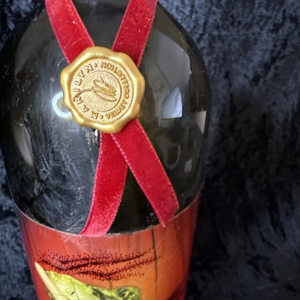 Marilyn Monroe Wine Bottle With Box - Empty