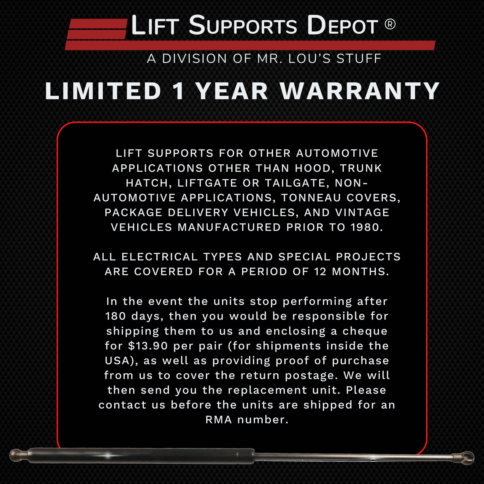 Qty 2 47482621 222490A2 222490A1 Case New Holland Lift Support Gas Struts