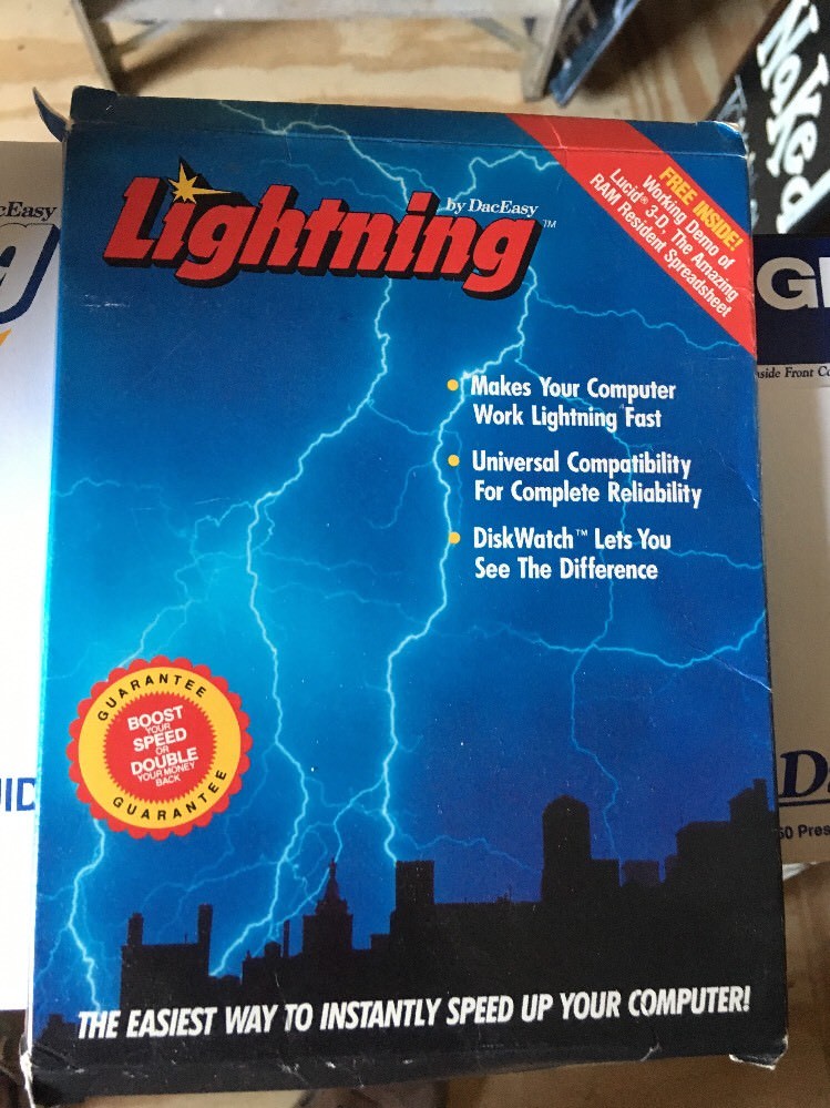 Lightning by DacEasy Includes 5 1/4 Diskette
