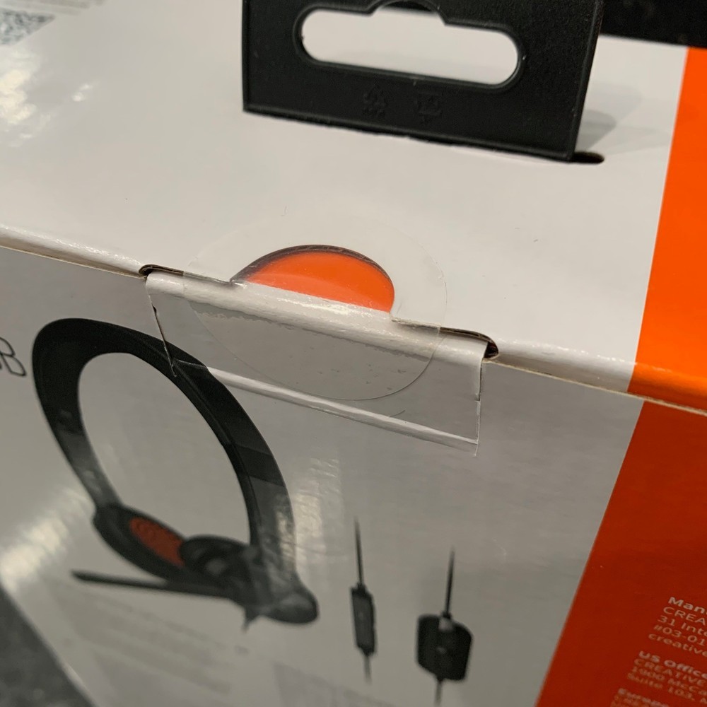 Creative Labs Chat On-Ear USB Headset - EF0980 - NEW