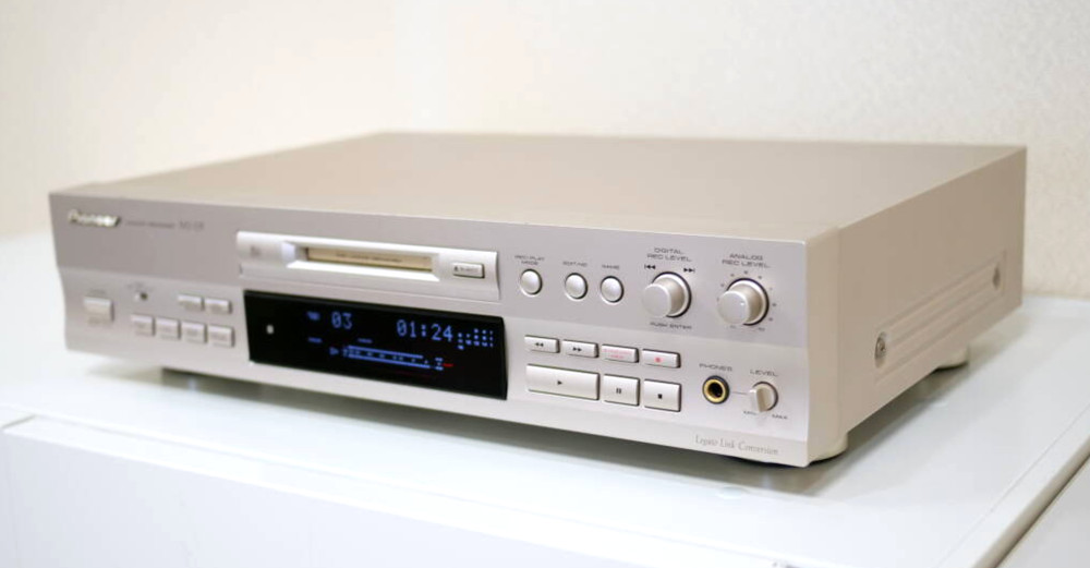 Pioneer MJ-D5 MiniDisc Recorder MD Deck Player Recorder Tested