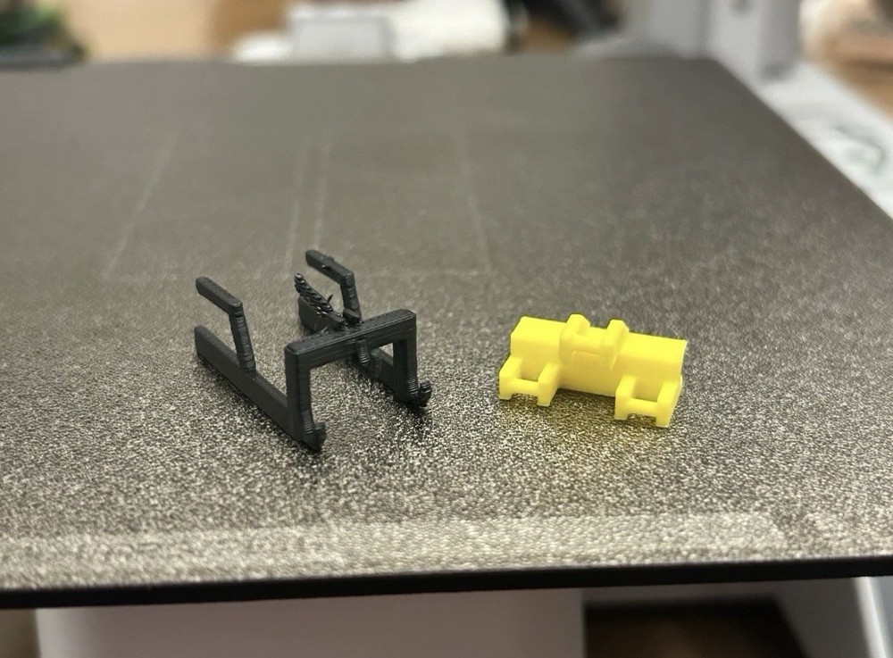 Custom 3d Printed 1/64 Quick Hitch With Implement Adapter