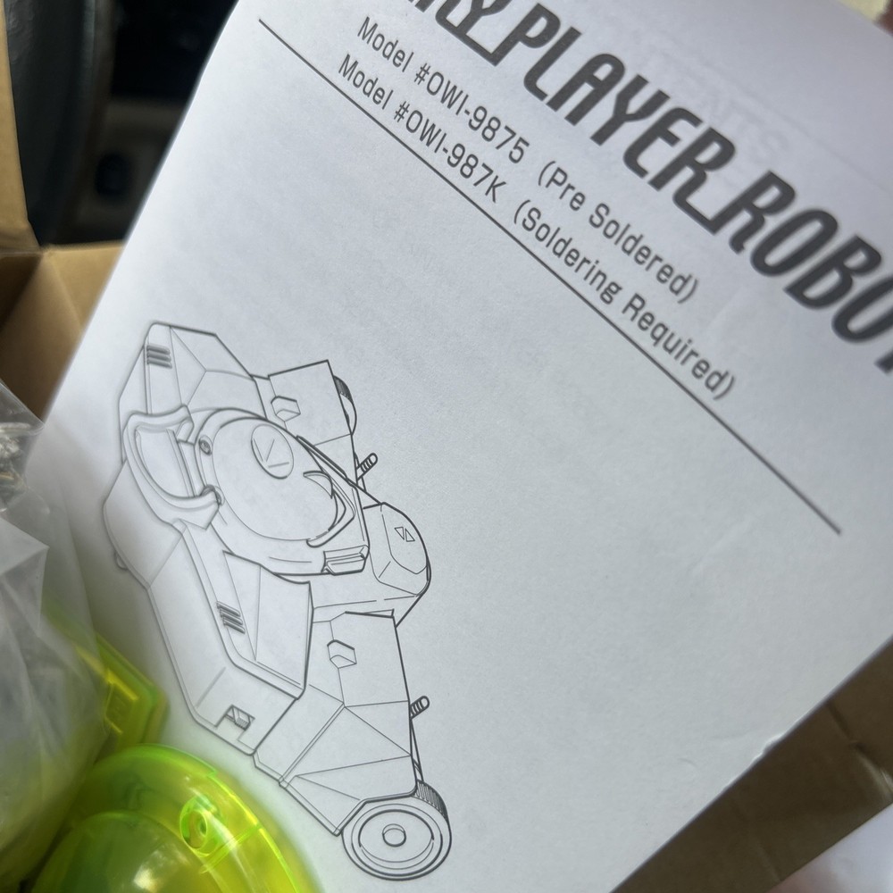 ROBOTIKITS Binary Player Robot OWI-9875 New