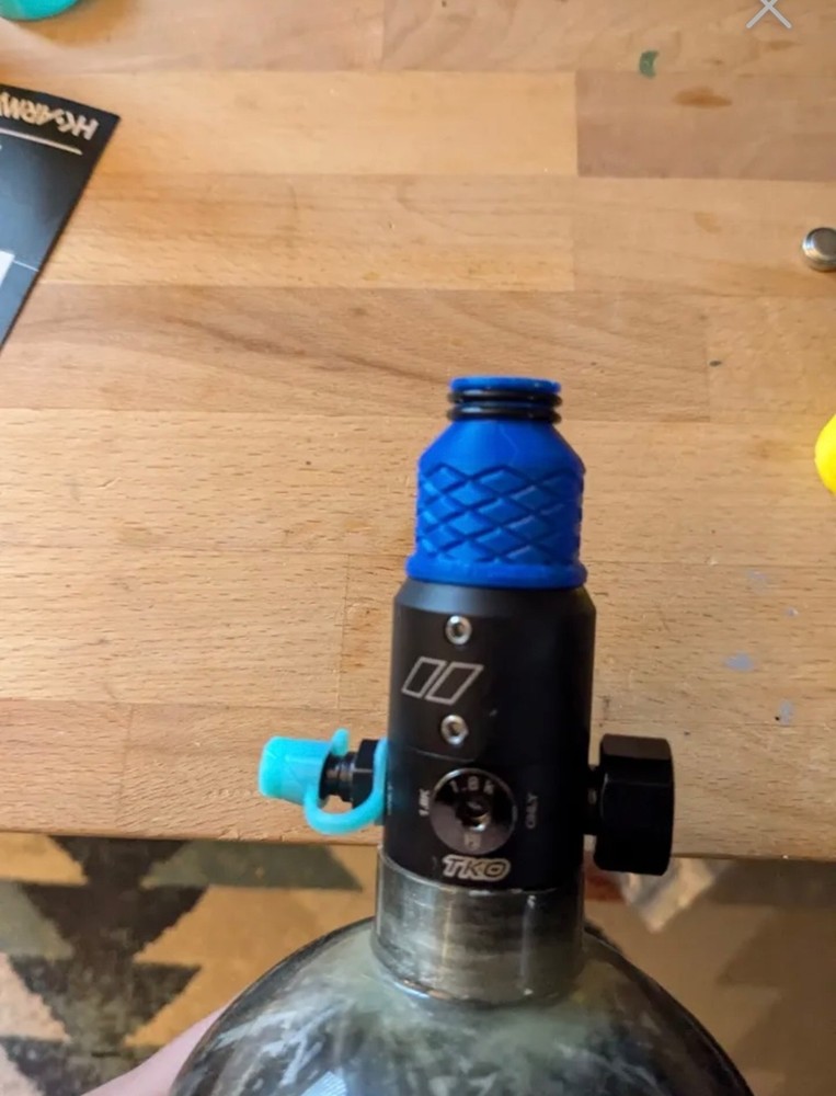 paintball tank thread cover hpa
