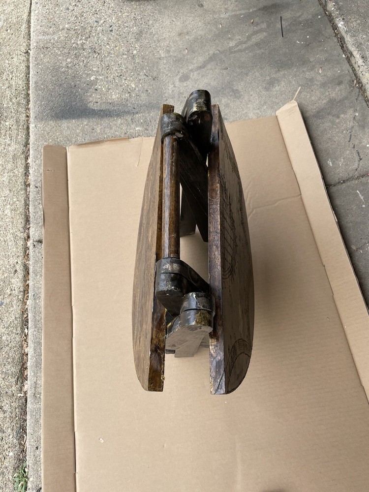 Foldable Wooden Suzy Stool Made in Ghana
