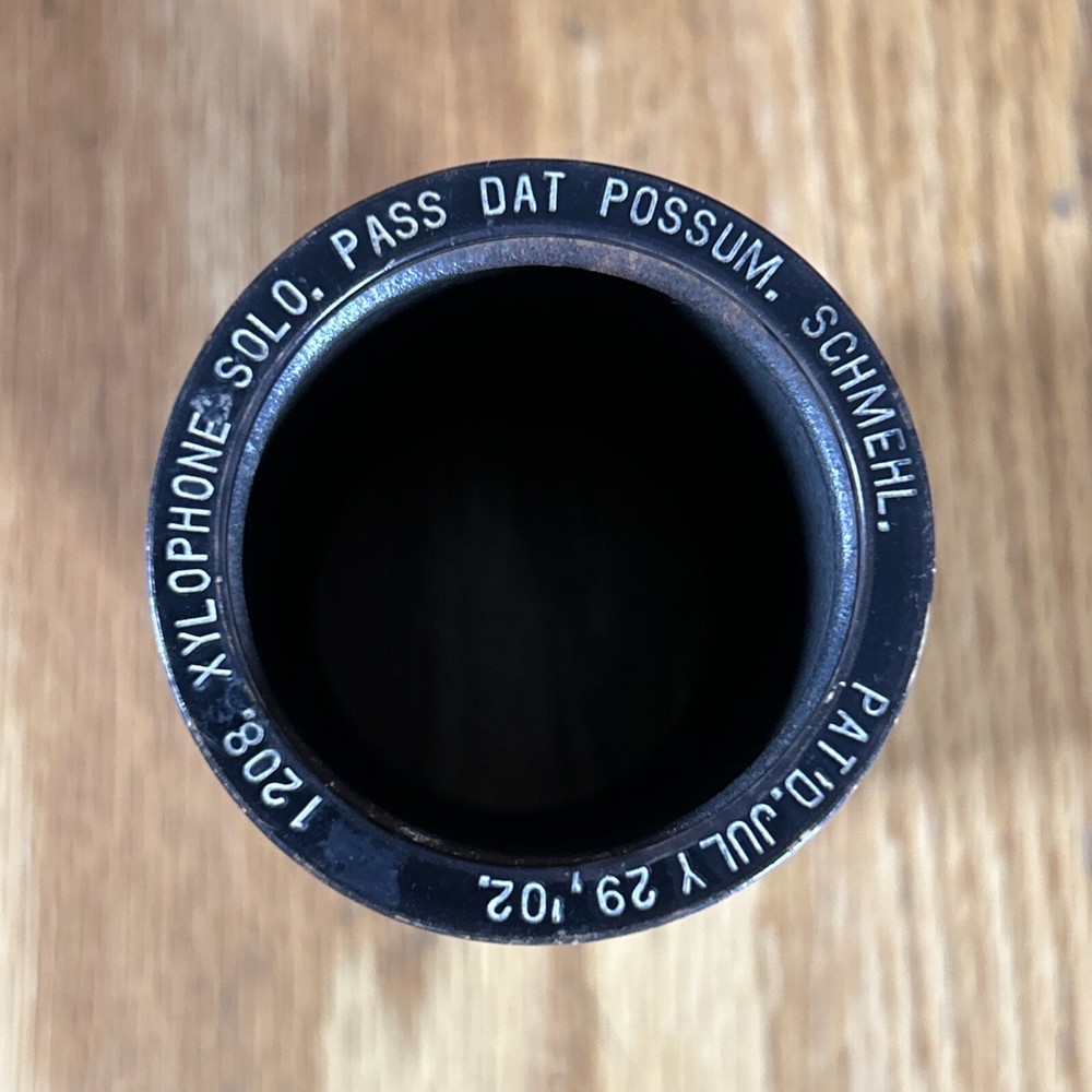 Indestructible Cylinder Record Pass Dat Possum 1208 Schmehl Untested