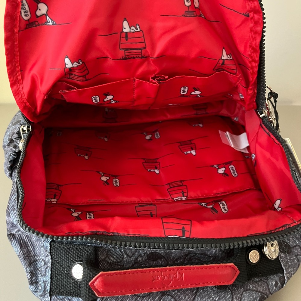 Kipling x Peanuts Snoopy Limited Edition Seoul Up Backpack NWT