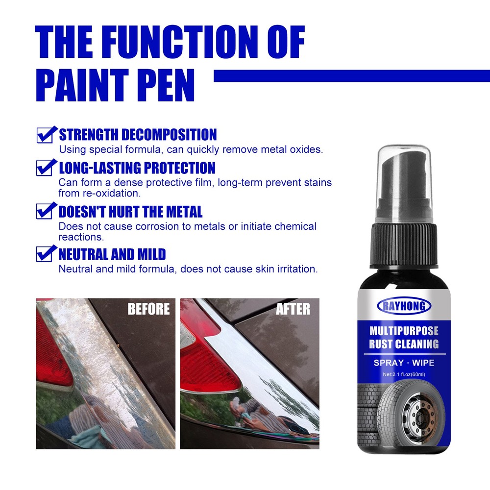 Car rust removal spray Glass sprayer