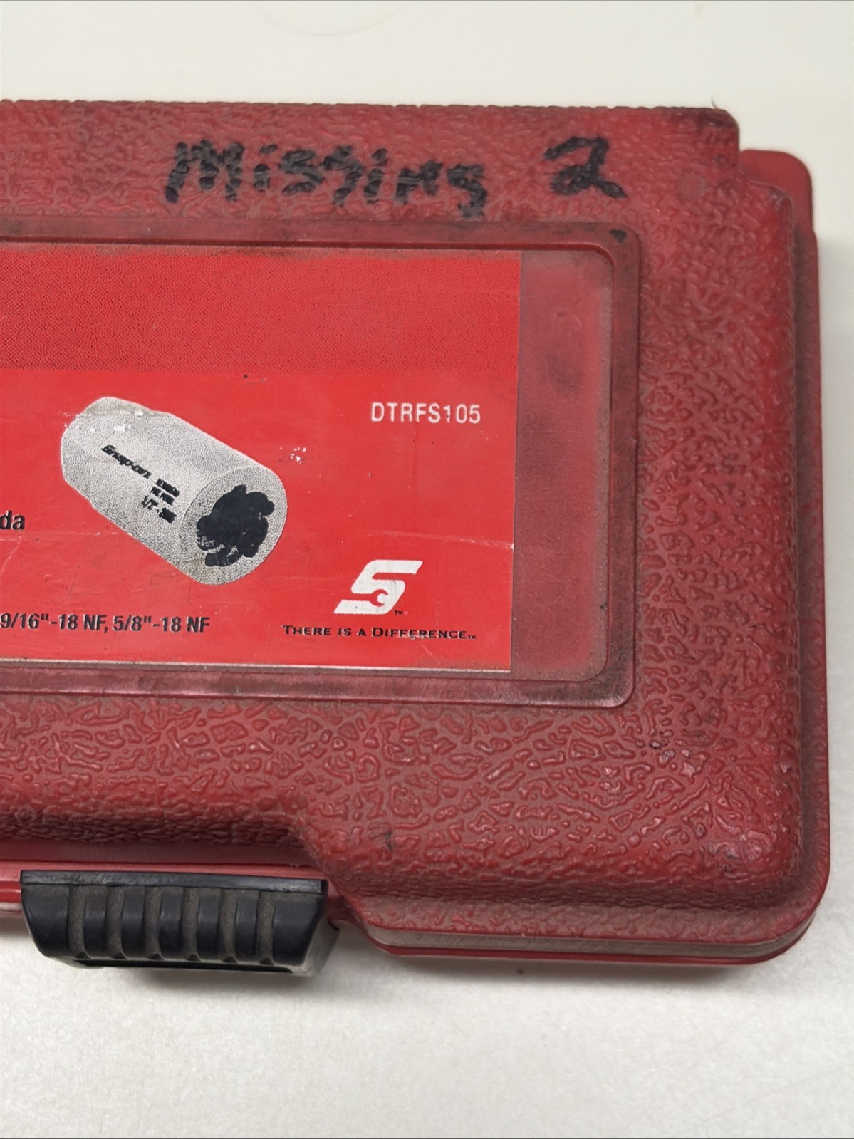 Snap On DTRFS105 (NOW DTRCS105) 5 Piece Deep Well Coarse Thread Chasers Set #9E