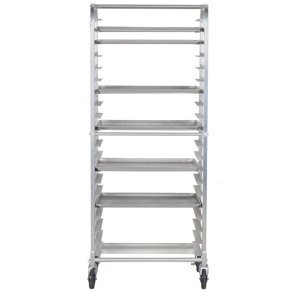 20 Pan SIDE Load Bun Commercial Dough Baking Full Sheet Pizza Bakers Bakery Rack