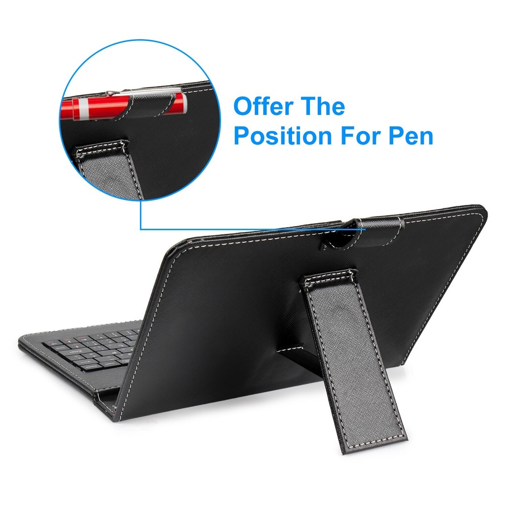 Slim PU Leather Case Cover W/ Stand Keyboard USB 2.0 For 7.9" Android Tablet PC