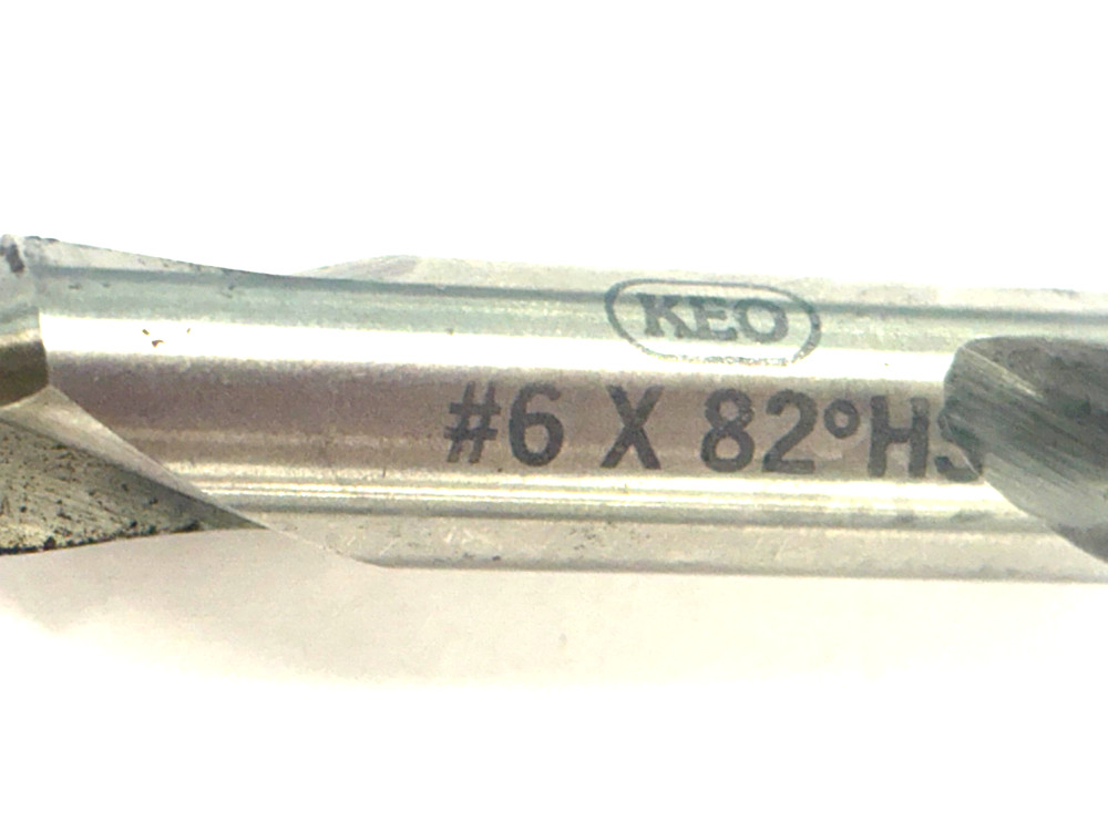 KEO #6 X 82 HS CENTER DRILL LENGTH- 3"