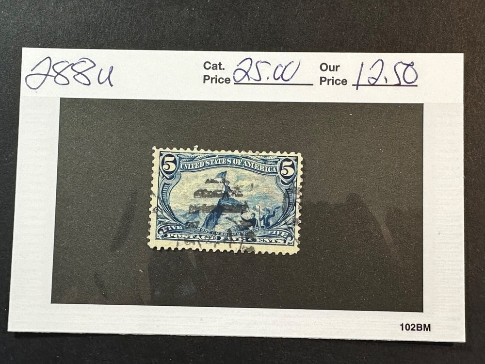 Scott #   288                    2024 Scott Catalogue Value $ 25.00