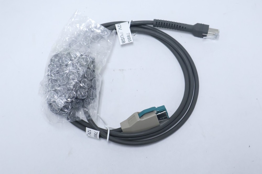 NCR 1432-C889-0021 Shielded Power Plus Cable Connector 7Ft 12V