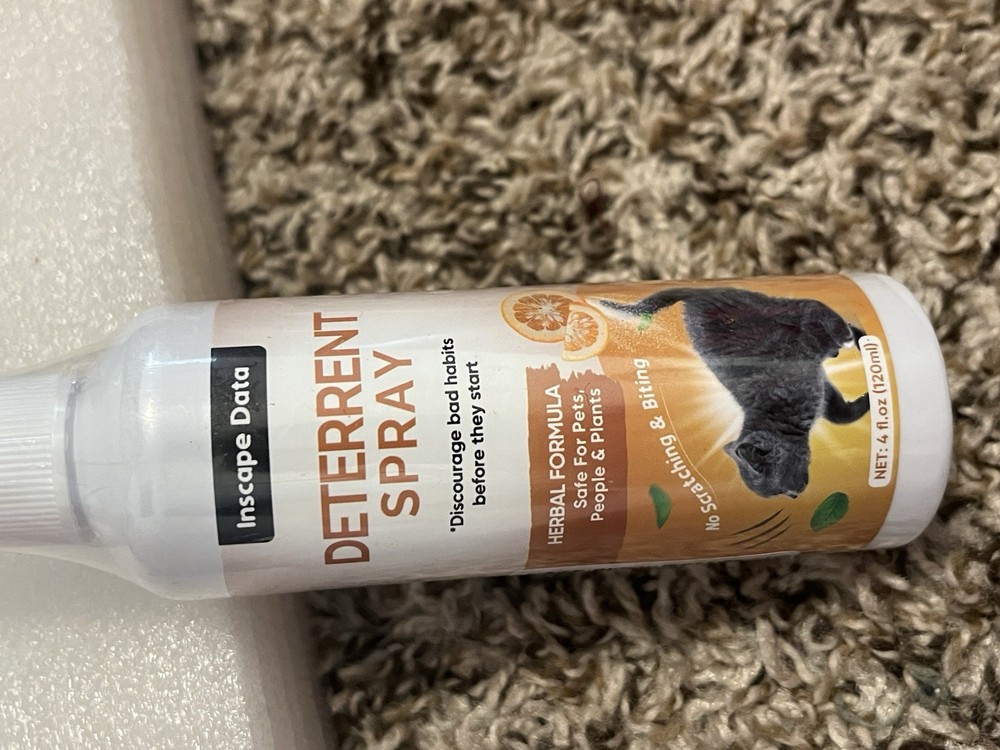 Inscape Data Pet Training Deterrent Spray Cats Scratching Marking Behavior 4 oz