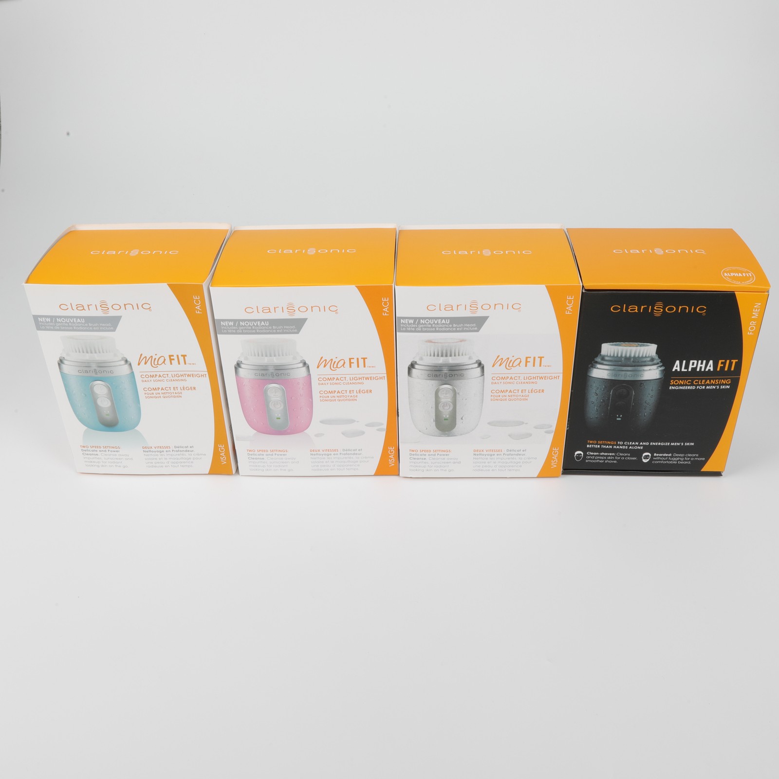 NEW Clarisonic Mia Fit Skin Cleaning Face Brush PINK/WHITE/BLUE/ BLACK US