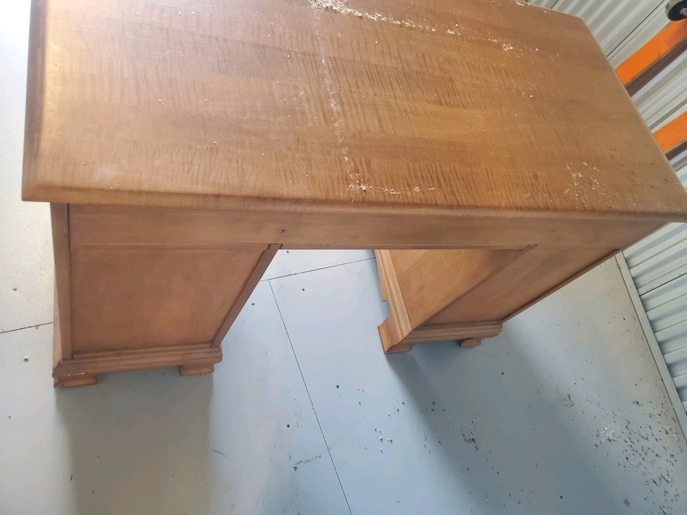 Solid Wood Vintage Folding Campaign Lap Desk.