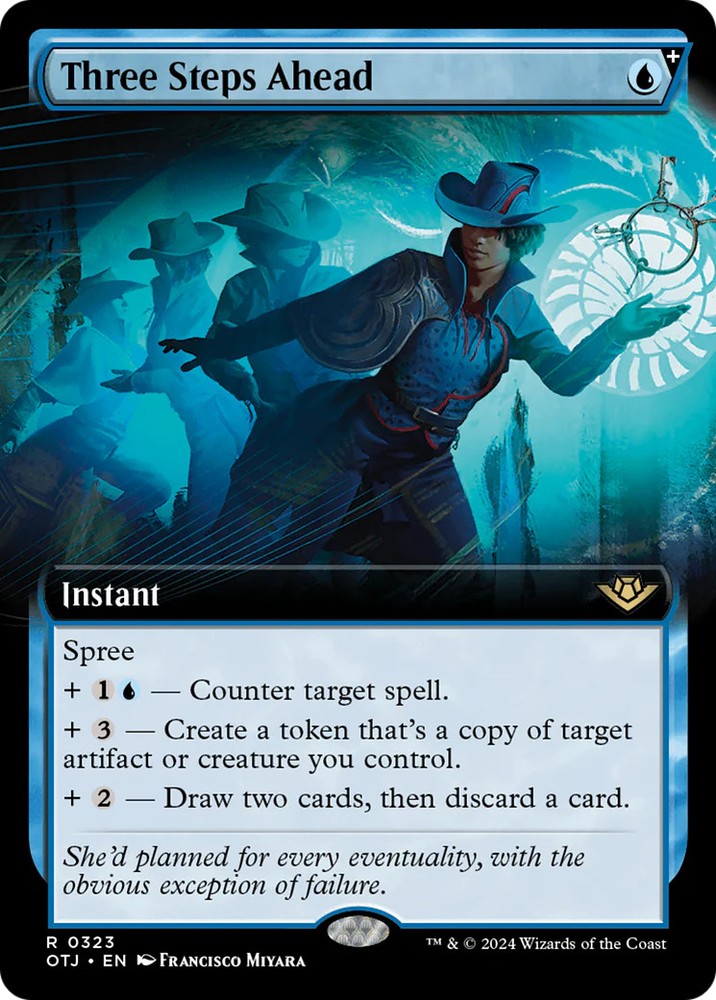 Three Steps Ahead (Extended Art) [Outlaws of Thunder Junction]