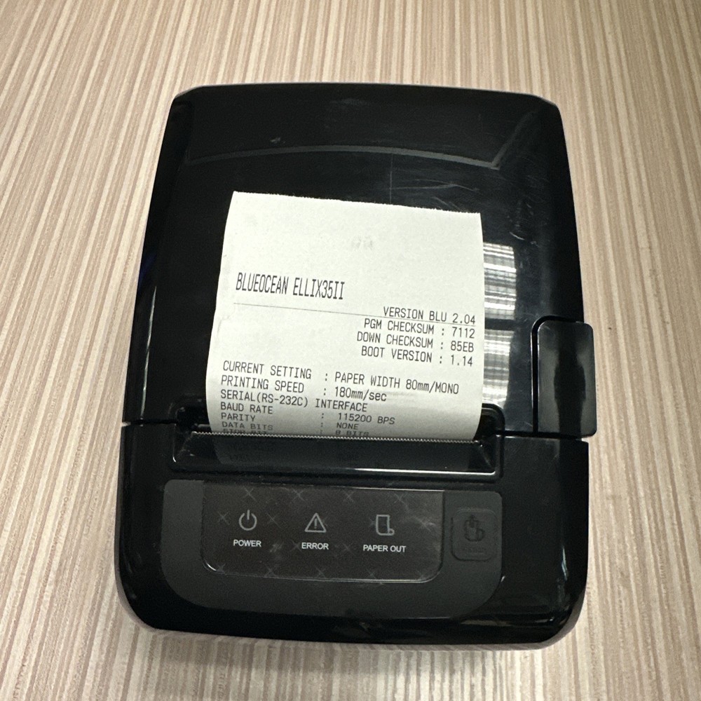 POS Thermal Receipt Printer SAM4S Ellix35 USB/Serial (#076)