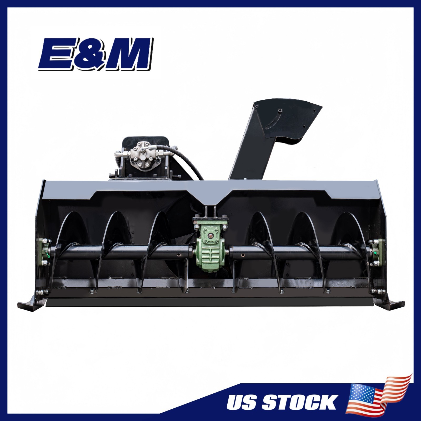 Bobcat-compatible snow blower Efficient flexible snow removal attachment