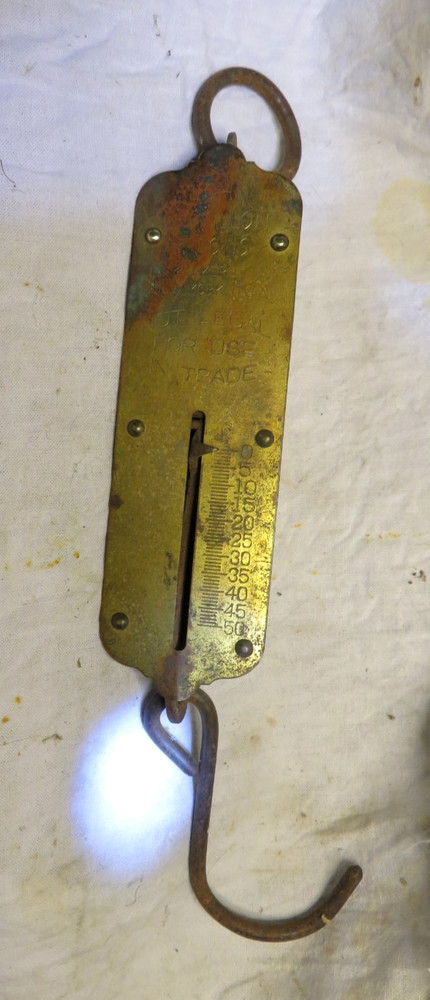 Vintage John Chatillon 50lb Hand Scale