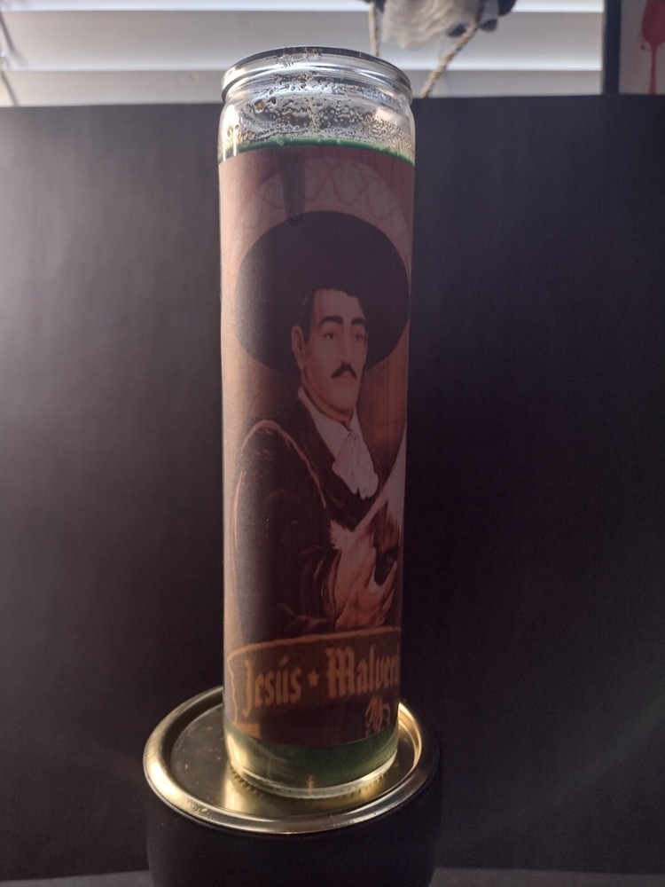 Jesus Malverde Candle