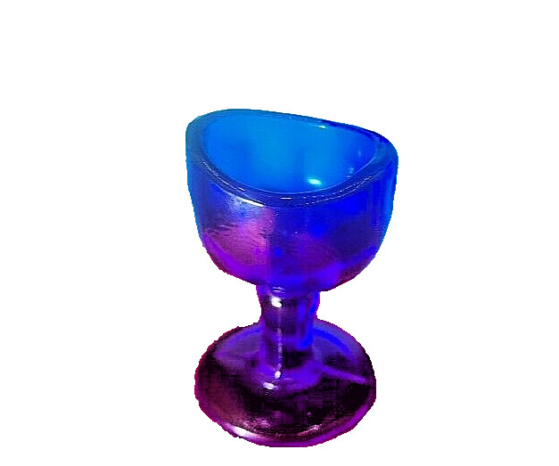 John Bull Vintage Style Cobalt Blue Glass Eye Wash Bath Cup 2 3/4"