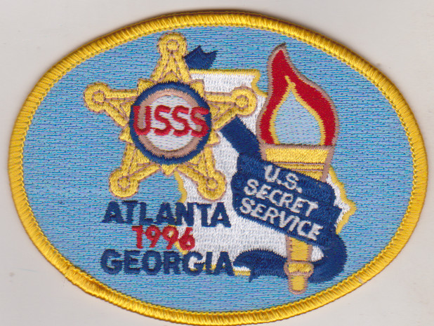 US Secret Service Atlanta Olympics 1996 patch