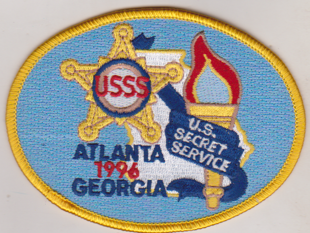 US Secret Service Atlanta Olympics 1996 patch