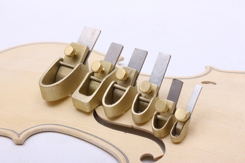 1set (6PCS)Brass Planes Tool Luthier Tools Violin Special Tools High Quality
