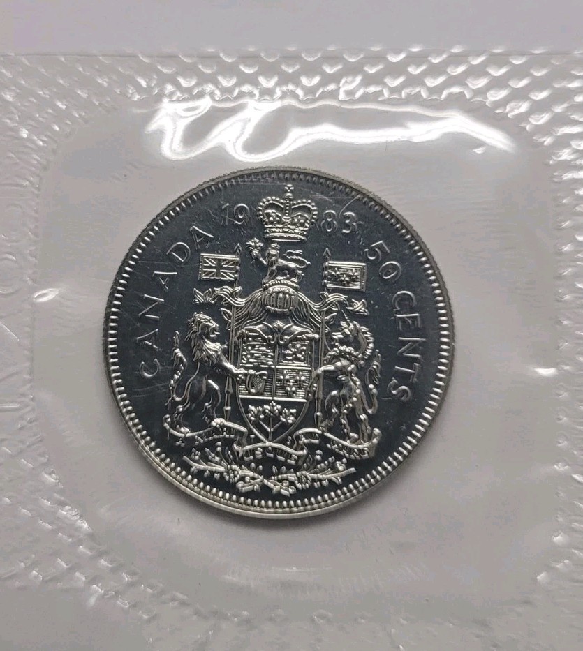 Canada 1983 Proof Like Half Dollar 50 Cent Coin