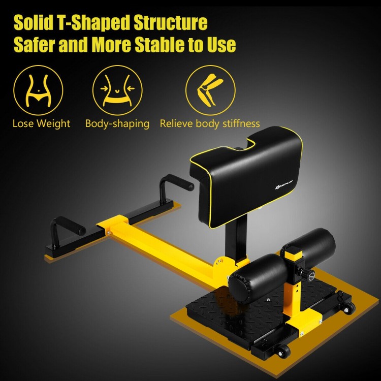 8-in-1 Home Gym Squat Machine - Adjustable, Core & Leg Workout