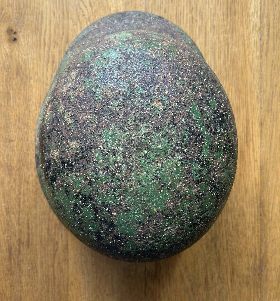 WW2 M40 Green Camo German Helmet